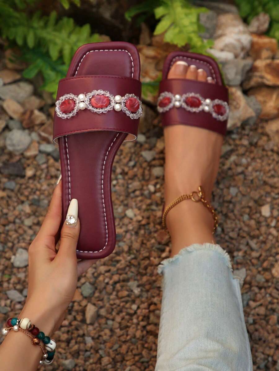 Sandalias planas para damas, de alta gama, elegantes, cómodas e informales, la mejor opción para mujeres