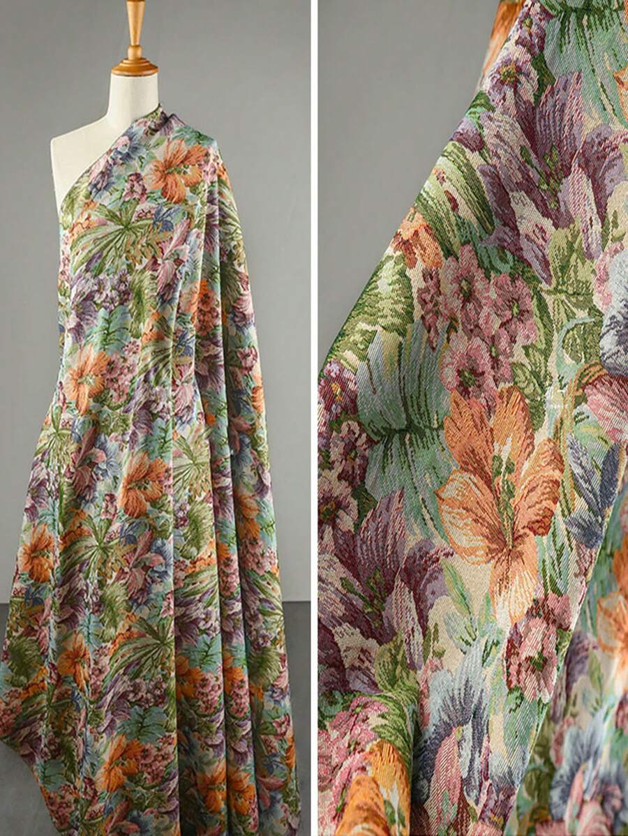 1pc Van Gogh Jacquard Fabric, Suitable For Making Clothes, Bags, Curtains, Upholstery, Etc.