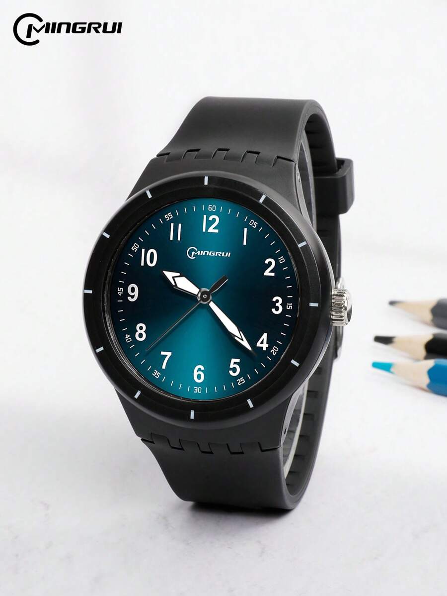 INS Style Boys' Simple Fashion Waterproof Luminous High-Quality Shockproof Anti-Fall Children's Watch