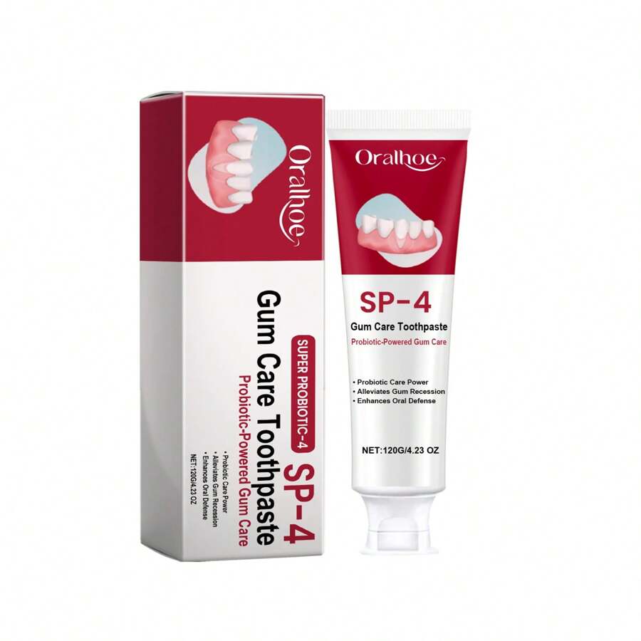 Oralhoe Gum Care Toothpaste Gently Brightening Teeth, Cleaning Yellow Stains And Improving Tooth Enamel