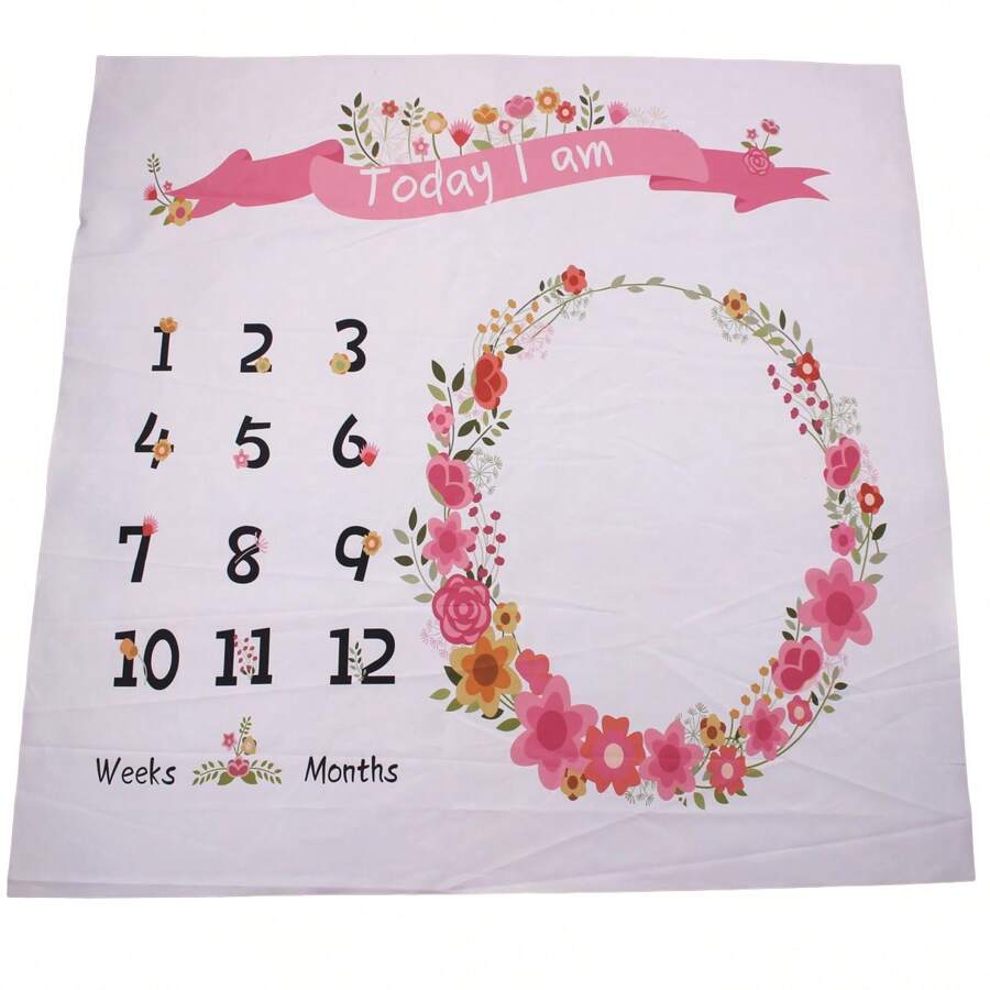 Baby Photography Background Cloth MonthMilestone Blanket Mermaid Panda Wings Backdrop Newborn Birthday Party Decorations