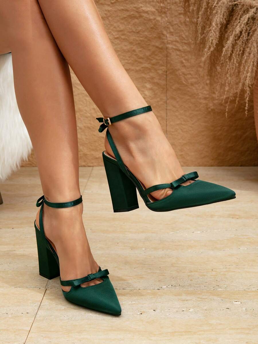 Women's Pointed Toe High Heels, French Style Hollow Out Pumps Suitable For Dress, EU/US Fashion Spring Summer