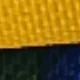 Bandera triangular de 6 colores.