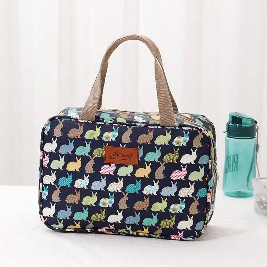 meetself Hoogwaardige mode casual draagbare thermische isolatie lunchtas dagelijks werk en school handig om mee te nemen lunchbox verpakking snacks fruit vers houden handtas