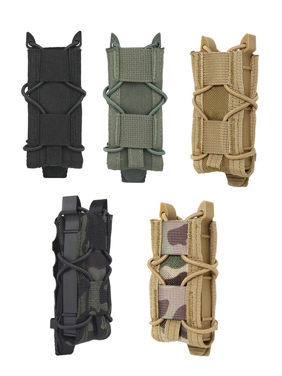 1pc Tactical Waist Bag - Multifunctional EDC Kit, Molle System, With Zipper, Suitable For Medical First Aid, Hunting And Daily Carrying, Can Mount Belt Vintage Camouflage Fanny Pack Side Bags For Men