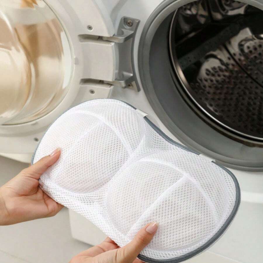 1pc Bra And Underwear Laundry Bag, Washing Machine Specific Protective Bag, Drum Machine Washing Bra Mesh Bag, Anti Deformation Washing And Protection Filter Mesh Bag,Spring,Minimalist,Summer Tops