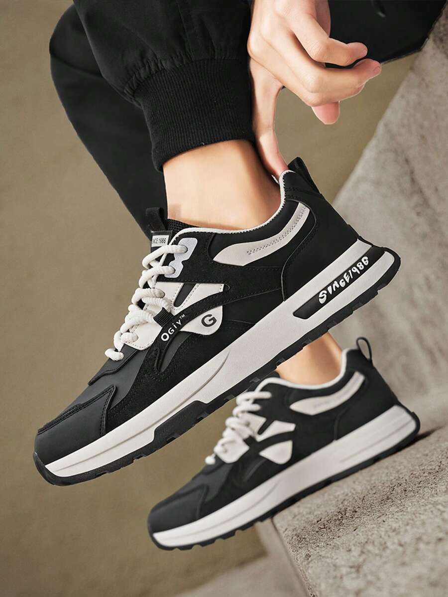 Men's Spring/Summer New Design Versatile Thick Sole Low-Top Casual Sports Sneakers