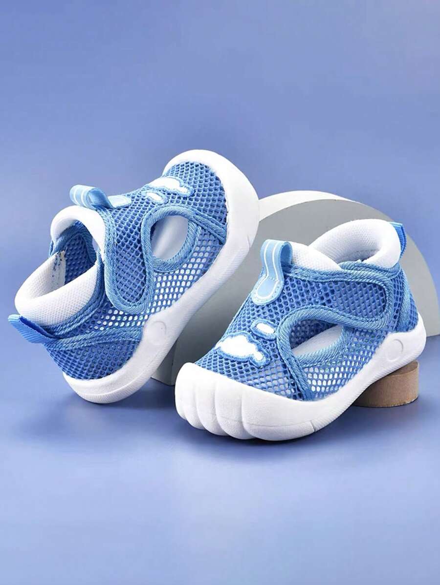 1 par de zapatos cómodos y antideslizantes para bebés de 1 a 4 años, diseño con fácil de poner, livianos y cómodos para uso en interiores/exteriores, aptos para primavera/verano
