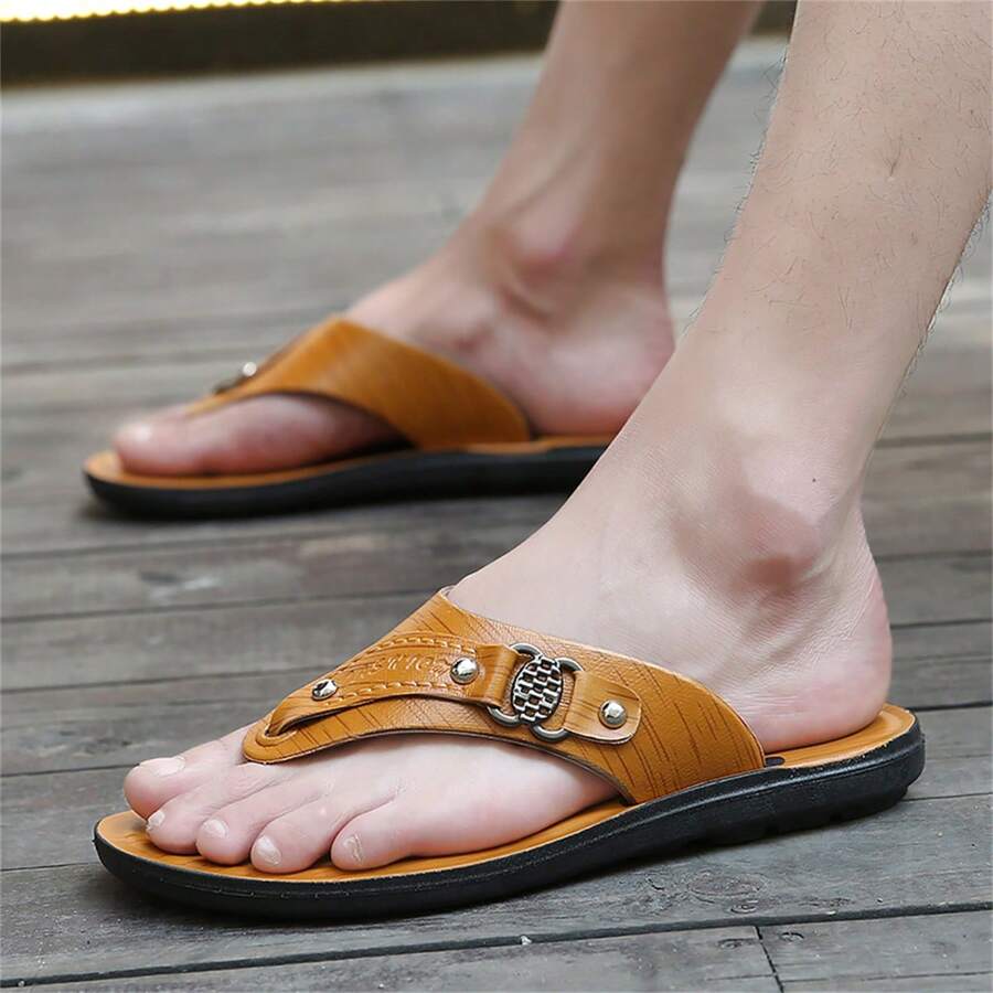 Men's Sandals, Casual Outdoor Beach Shoes, 2-In-1 Slippers