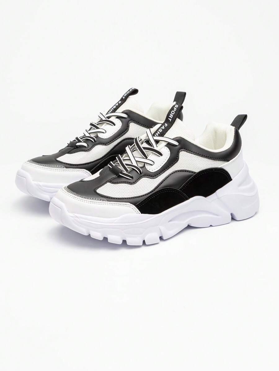 Men's Casual Comfortable Lace-Up Running Shoes, Solid Color Design Suitable For Outdoor Sports And Daily Wear, All Season Comfort & Durability