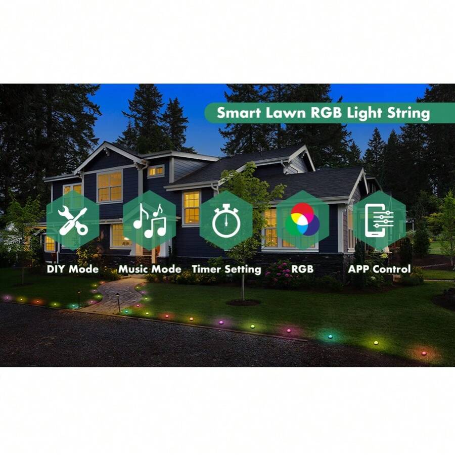 1 pièce Lampe de sol musicale - réglable par télécommande et application - couleurs vives et rêveuses, multi-couleurs réglables - convient pour la Saint-Valentin, Pâques, les anniversaires, les mariages et autres festivals pour décorer les allées, les cours et les pelouses