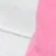 Blanc + rose foncé