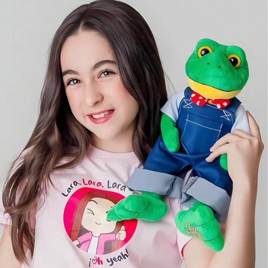 Peluche Rana Renee Lara Campos campos calidad
