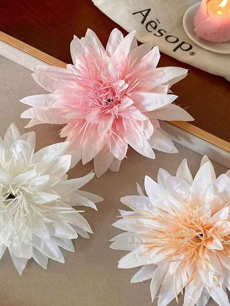 1pc Sweet Anemone Flower Hair Clip For Women, Side Hairpin, Elegant Hair Accessories For Daily, Beach, Travel, Party, Dating & Casual Wear