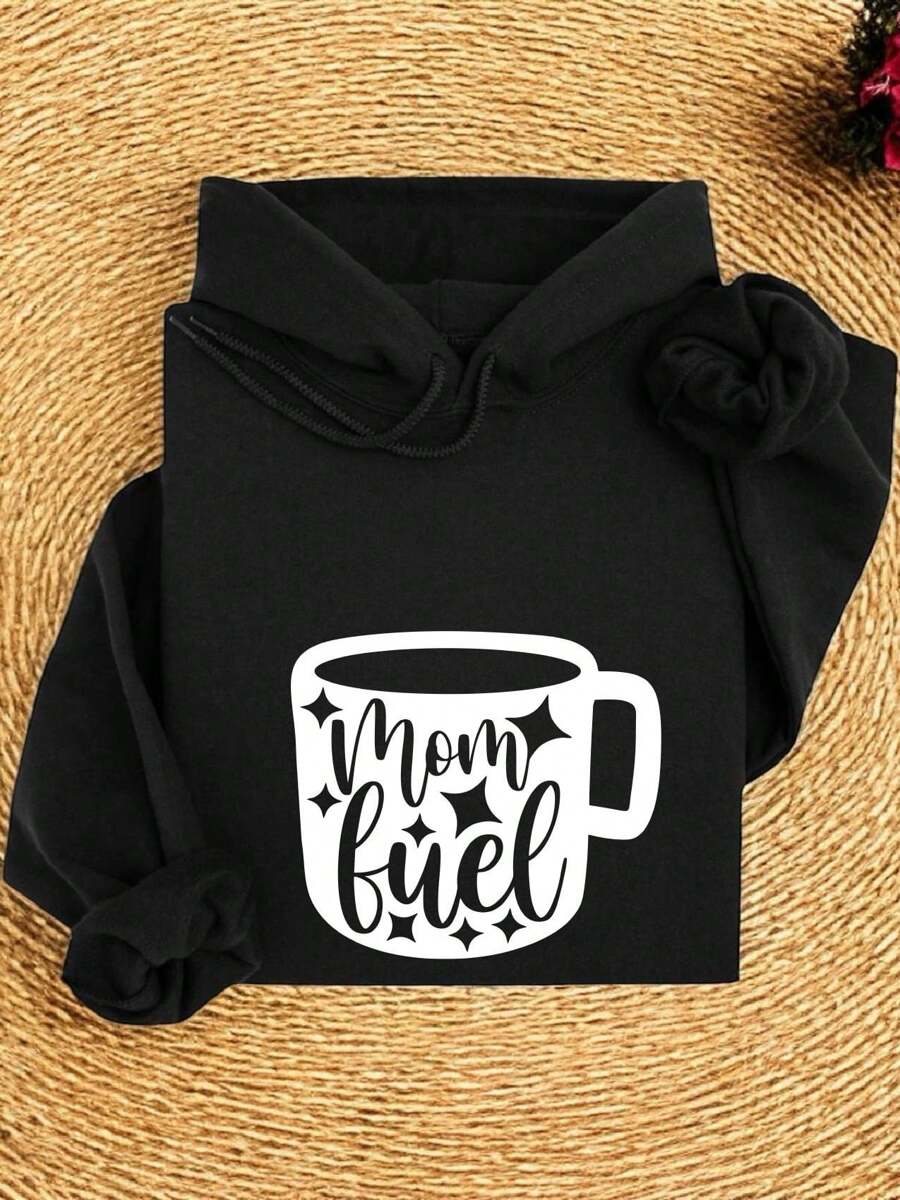 Mom Fuel Hoodie, Mom Coffee Hoodies, New Mom Hoodie, Mother's Day Gift, Mommy Mug Hoodies, Caffeine Mom Hoodie, Funny Mom Hoodies, Coffee Lovers Gifts OC-750