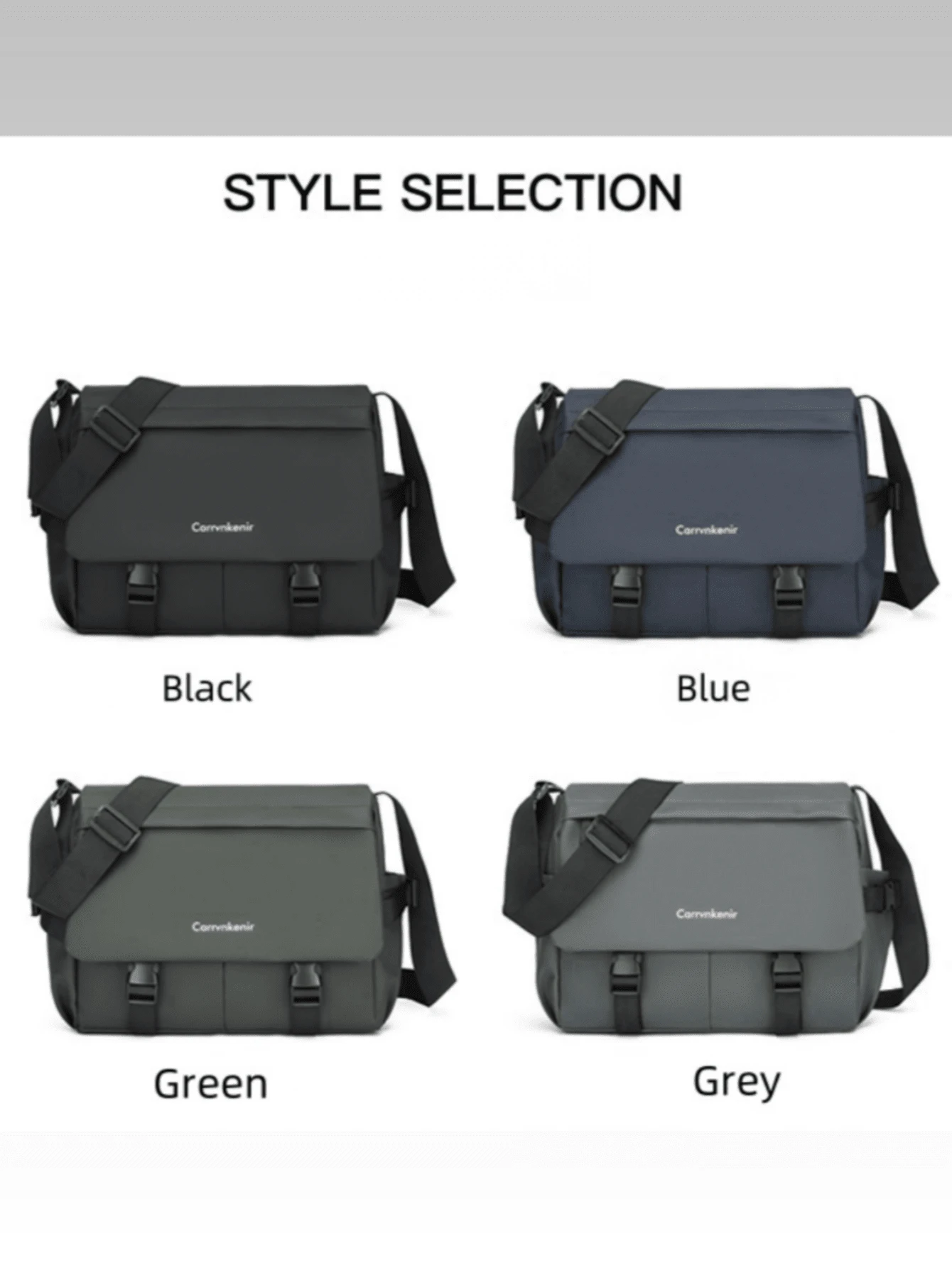 Nieuwe lente/zomer effen kleur met letterlogo, PU, eenvoudige schoudertas voor heren, modieuze casual crossbody-messengertas, krasbestendig, waterdicht, grote capaciteit, meerdere zakken, kan telefoon, tablet, opvouwbare paraplu, boeken, briefpapier, verstelbare riem, koerierstas, meerdere kleuren beschikbaar, geschikt voor buitenactiviteiten, reizen, fietsen, motorrijden, wandelen, zakelijk woon-werkverkeer, studenten, herenaccessoires, cadeau voor echtgenoot, vader, schoolbenodigdheden