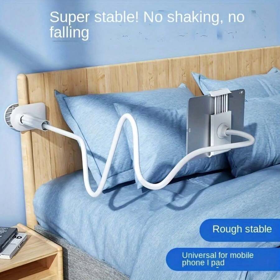 GICOOK Folding Tablet Stand - Space-Saving, Adjustable, Lazy, Creative Desktop Bedside Clip With Versatile Design, Comfortable Viewing And Easy Typing - Perfect For Home, Office, Or Travel Use For Apple Phone,Android Phone, Gifts For Family,Friends,Birthday,Spring, Summer, Mother Day, Boyfriends, Girlfriends