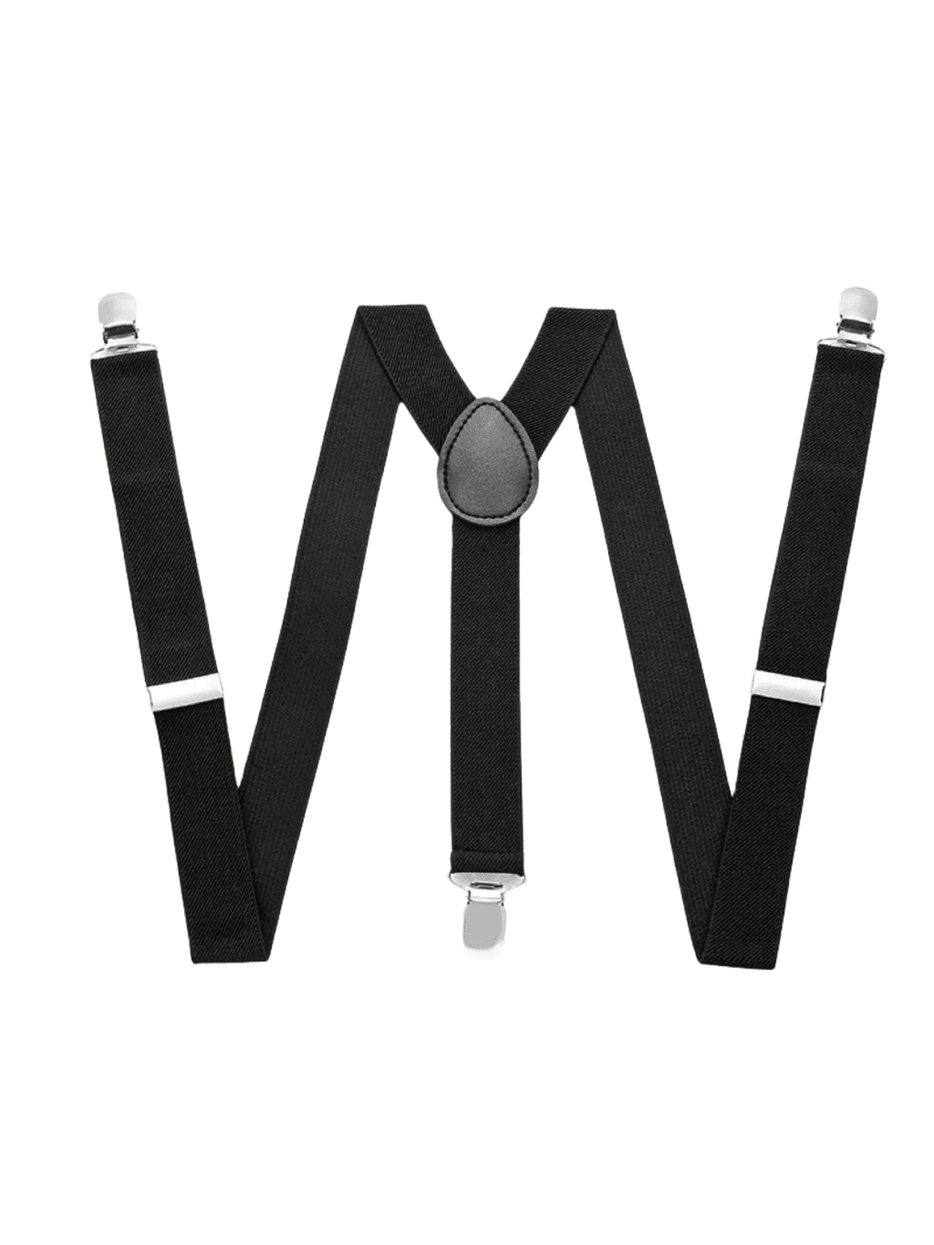 1pc Solid Color Fabric Suspenders, Gentlemanly Style Suitable For Pairing With Pants, All Season