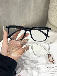 Black Transparent - 2 Pairs