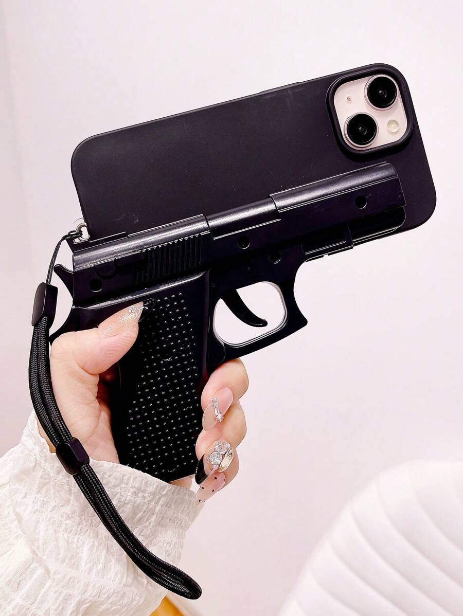 Funny Phone Case, Ugly Phone CaseNew Funny Toy Gun Styled Creative Personalized Shockproof, Anti-Fingerprint Protective Phone Case Compatible With IPhone 11/12/13/14/15/16 Pro/Pro Max
