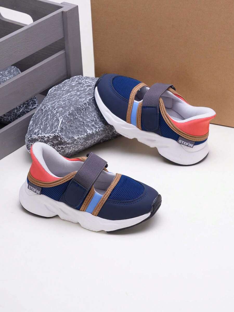 1 Pair Kids Breathable Mesh Running Shoes, Anti-Slip Soft-Sole Casual Sneakers For Boys & Girls, Suitable For Spring/Summer/Autumn