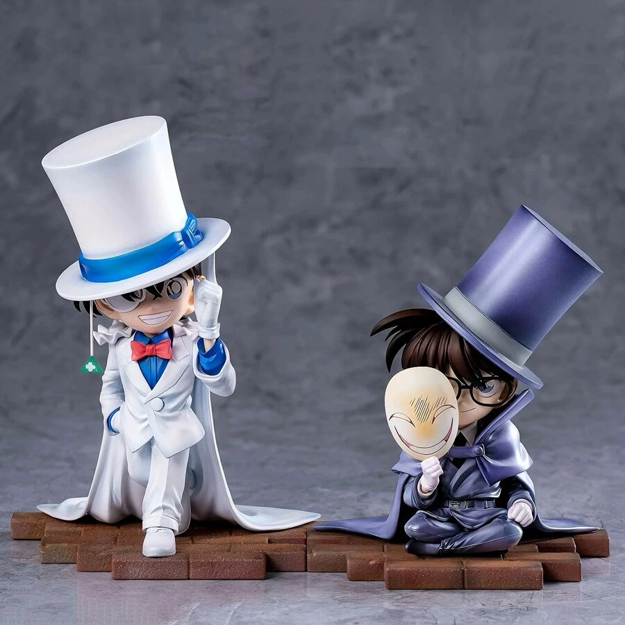 Banpresto Figuras en miniatura con estilo Q de los personajes Conan y Kaitou Kid de Detective Conan, 2 opciones, figura de anime, decoración, regalo de festival