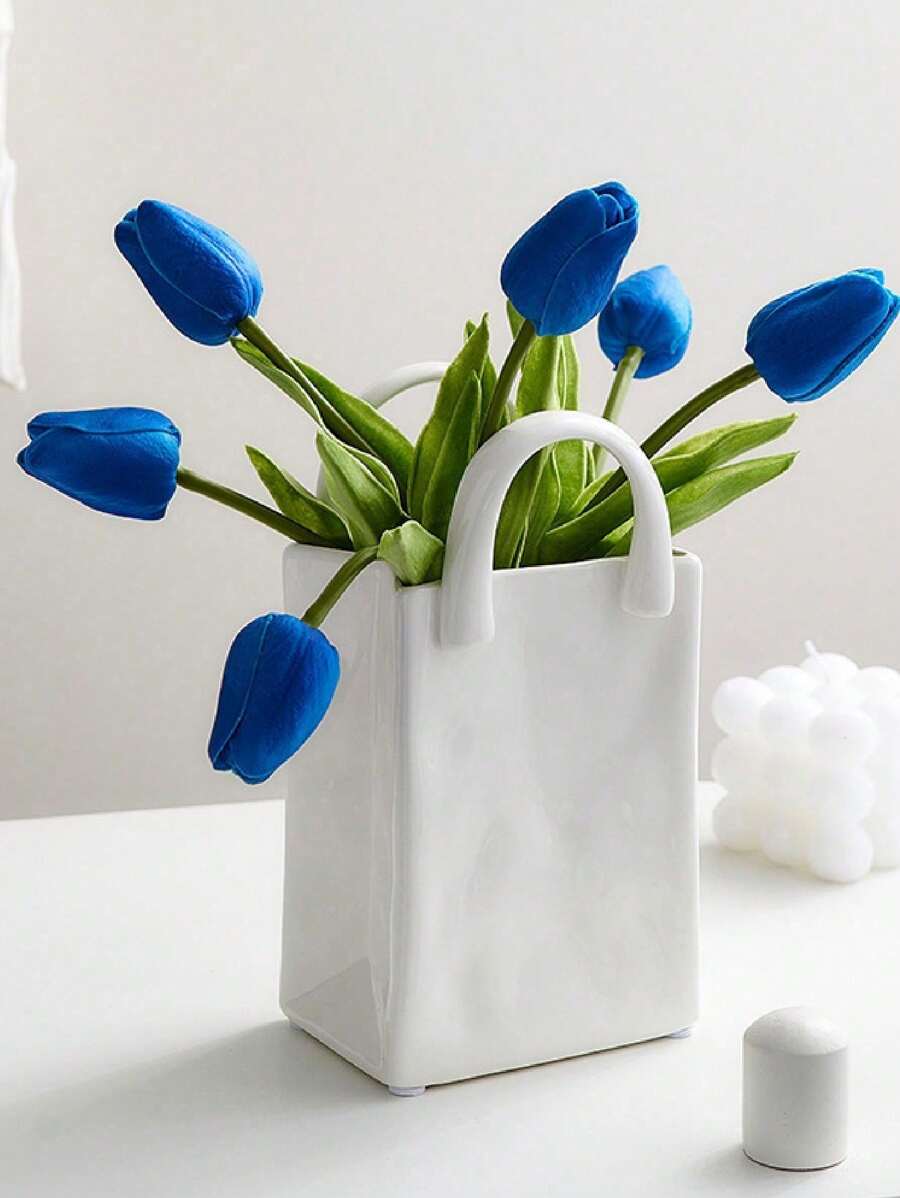 1pc,Handbag Flower Pot Decoration Ornament, Creative Pots, Super Beautiful Flower Pot, Indoor Outdoor Home Decor Garden Patio Unique Home/Kitchen/Office/Dressing Tables Cute Vases Gift Gifts Birthday Graduation