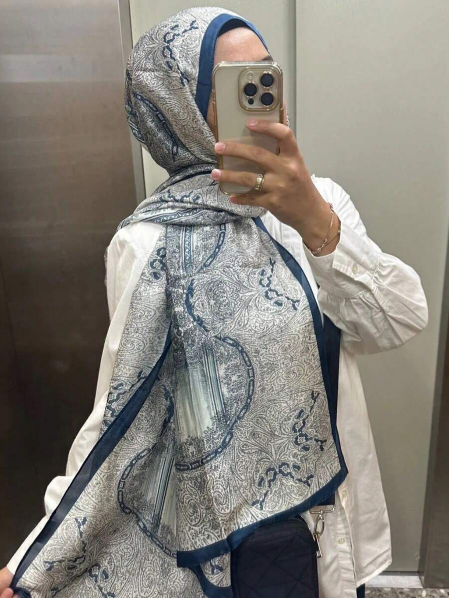 1 pieza Accesorio Abaya para mujer, Pañuelo estilo vintage elegante y bohemio al estilo palaciego, adecuado para atuendo diario