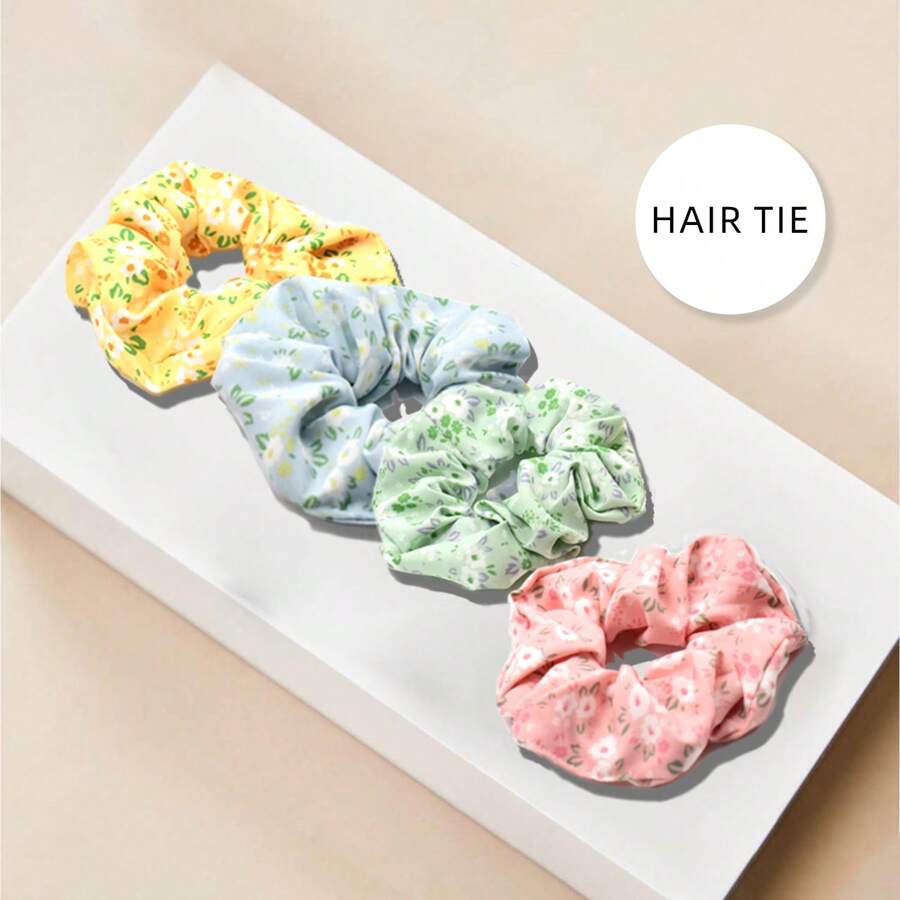 Farfallarossa Un ensemble de chouchous élastiques, disponible en plusieurs couleurs, fabriqués en matériau de velours, doux et lisse, confortable à porter et doux pour les cheveux.
