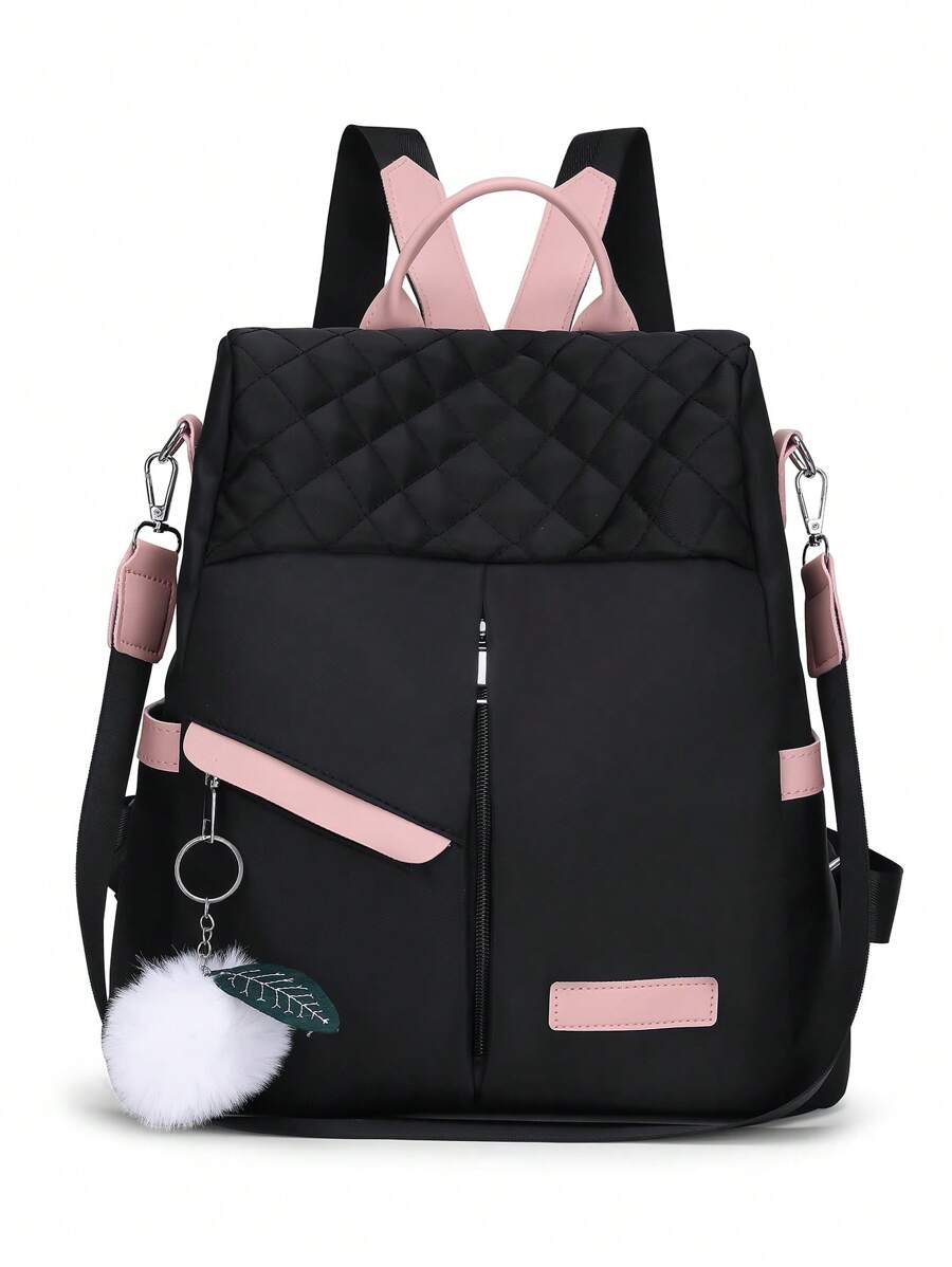 Mochila antirobos, casual, sencilla y versátil para el transporte diario de mujeres, mochila pequeña y elegante para viajes al aire libre, mochila de gran capacidad adecuada para la escuela, la universidad, la escuela secundaria, el transporte diario, el trabajo de oficina, los viajes al aire libre, los deportes, las salidas y las compras