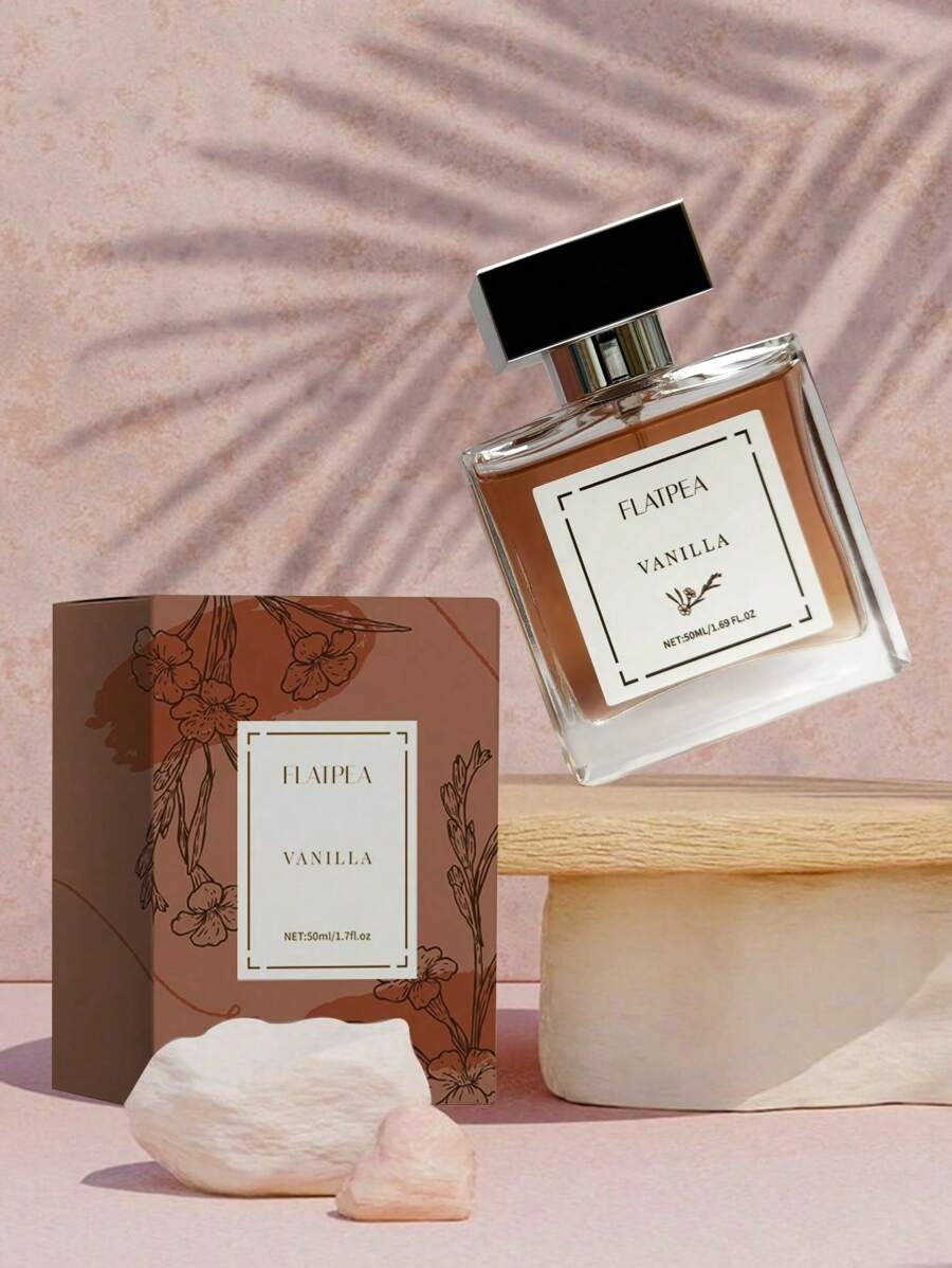 1/2PCS 50ML Vanilla Fragrance Spray, Long-Lasting Fragrance, Suitable For Daily Use, Aromatherapy Diffuser Humidifier Aromatherapy Candle, Living Room Office Bathroom Hotel Valentine's Day Gift Two Kinds Of Packaging Are Delivered Randomly