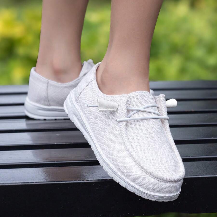 Zapatos deportivos informales tipo slip-on, ligeros, transpirables y cómodos, de diseño clásico y versátiles para niños y niñas, para todas las estaciones