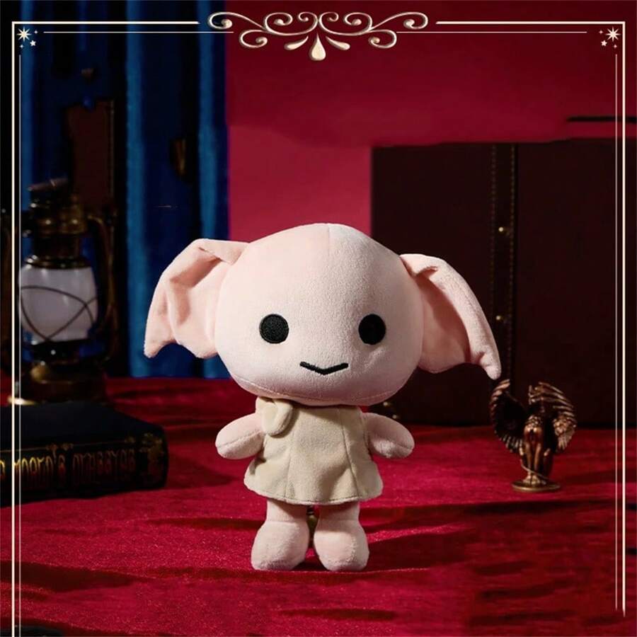 26cm/10,24 Zoll Harry Potter Serie Plüschspielzeug Serie Dobby Kuscheltier Figur Süße Cartoon Geburtstagsgeschenk Film und Fernsehen inspirierte Sammlerstücke
