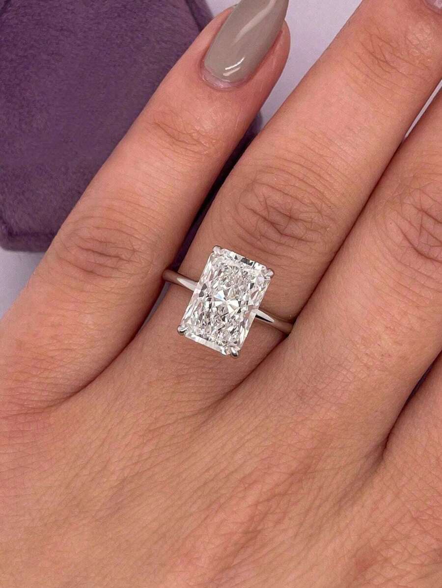 1 pièce Magnifique bague en tourmaline Bijoux pour dames 925 Argent Sterling Élégant Anneau de mariage en sucre Bijoux fins Cadeaux pour le mariage Anniversaire Pour la mariée Bijoux pour le bal de promo Décoration