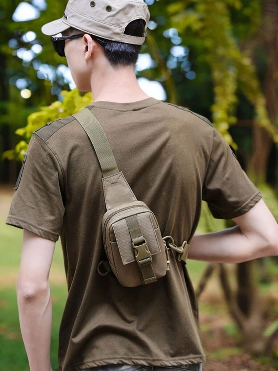 1 pezzo Borsa da petto per sport all'aperto, mini zaino monospalla a tracolla