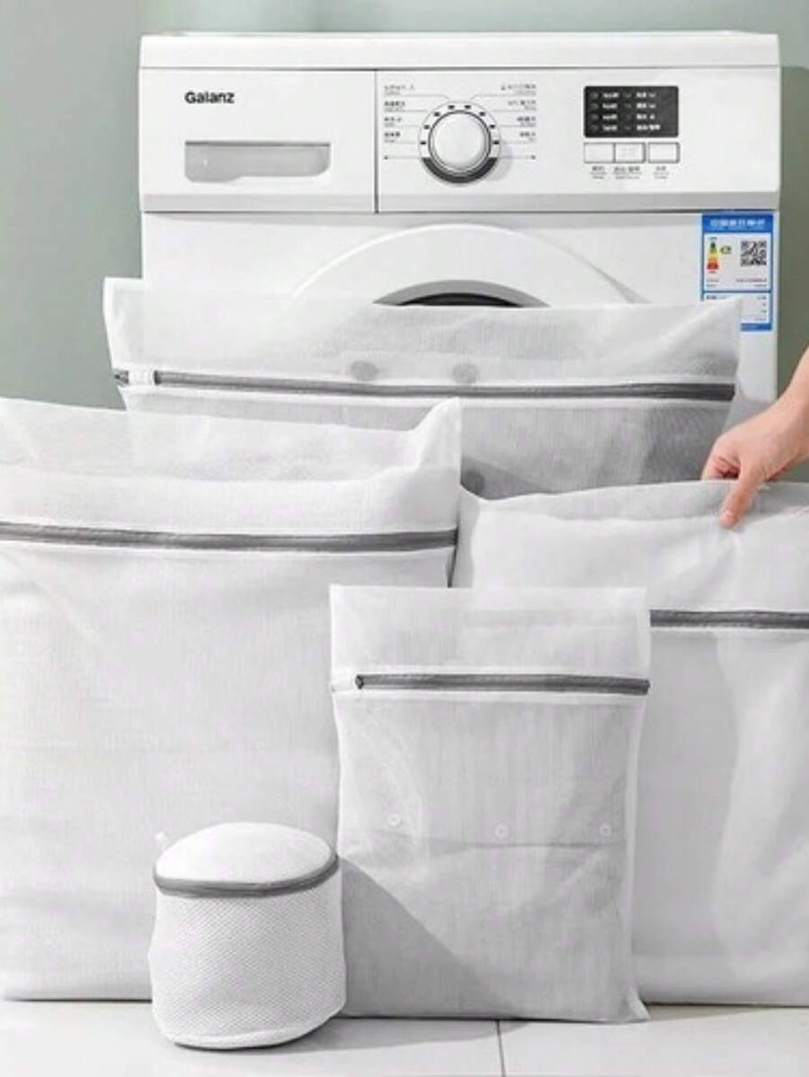 Kit 5 Saco Para Lavar Roupas Na Maquina