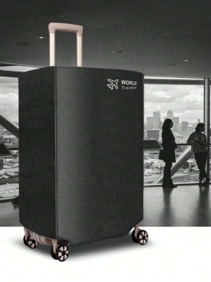 1pc Luggage Cover Box, High Quality Non-Woven Material, Waterproof And Dustproof Design, Travel Luggage Protector, Transparent Dustproof Trolley Protector, Suitable For 20 Inches To 30 Inches Luggage, Luggage Not Included, Suitable For Travel Essentials, Travel Organizer Beach Summer Vacation Back To School