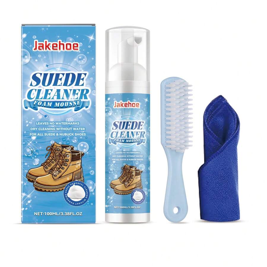 One Set Suede Leather Cleaner For Cleaning Dirt, Suitable For Knitted Boots, Leather Canvas Cleaner Kit