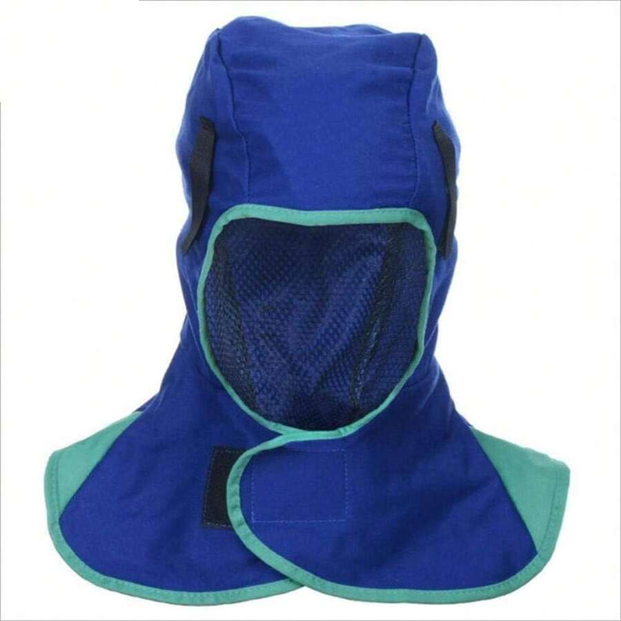 Capucha de soldadura FR con protección para cuello y hombros, protección para el cuello de soldadura, adecuada para todo tipo de cascos de soldadura