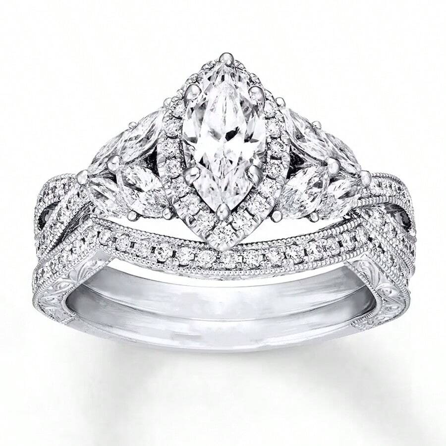 2 Stücke/Set stapelbare Ringe, versilbert mit glänzenden Zirkonia Steinen, hochwertige Accessoires geeignet für Verlobung, Partys, das ideale Geschenk für Frauen