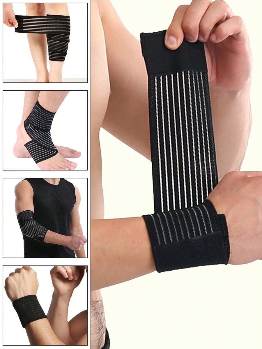 1 pieza, 150cm, 120cm, 70cm, 40cm, Manga de muñeca ajustable de compresión, Muñequera apropiada para entrenamiento de acondicionamiento físico