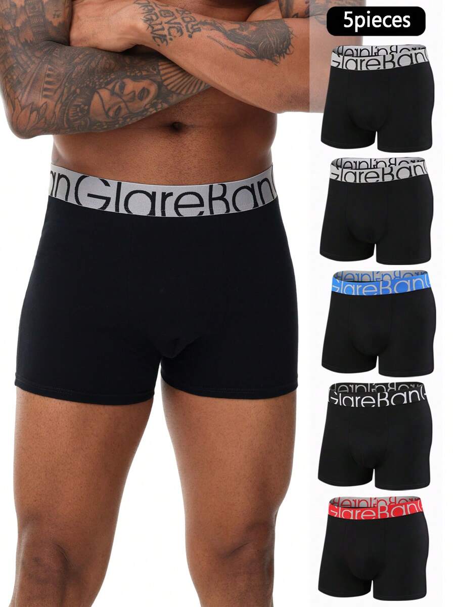 5pieces Pack W7 Boxer Shorts Men Underwear Soft Male Underpants For Men Boxershorts Slips Panties Hight Quality