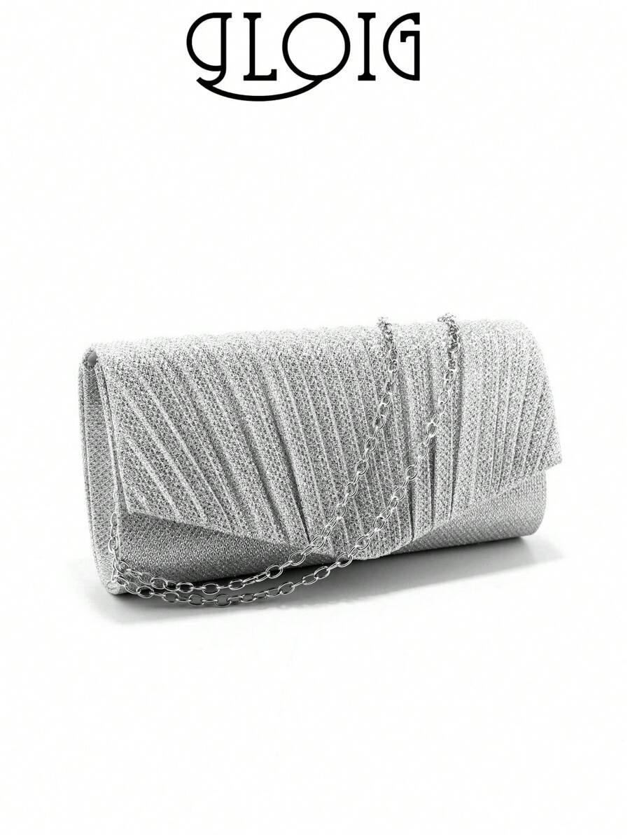 New Arrival Envelope Design Evening Green Color Women Clutch Bags Small Pocket Money Bags Party Wedding Handbags