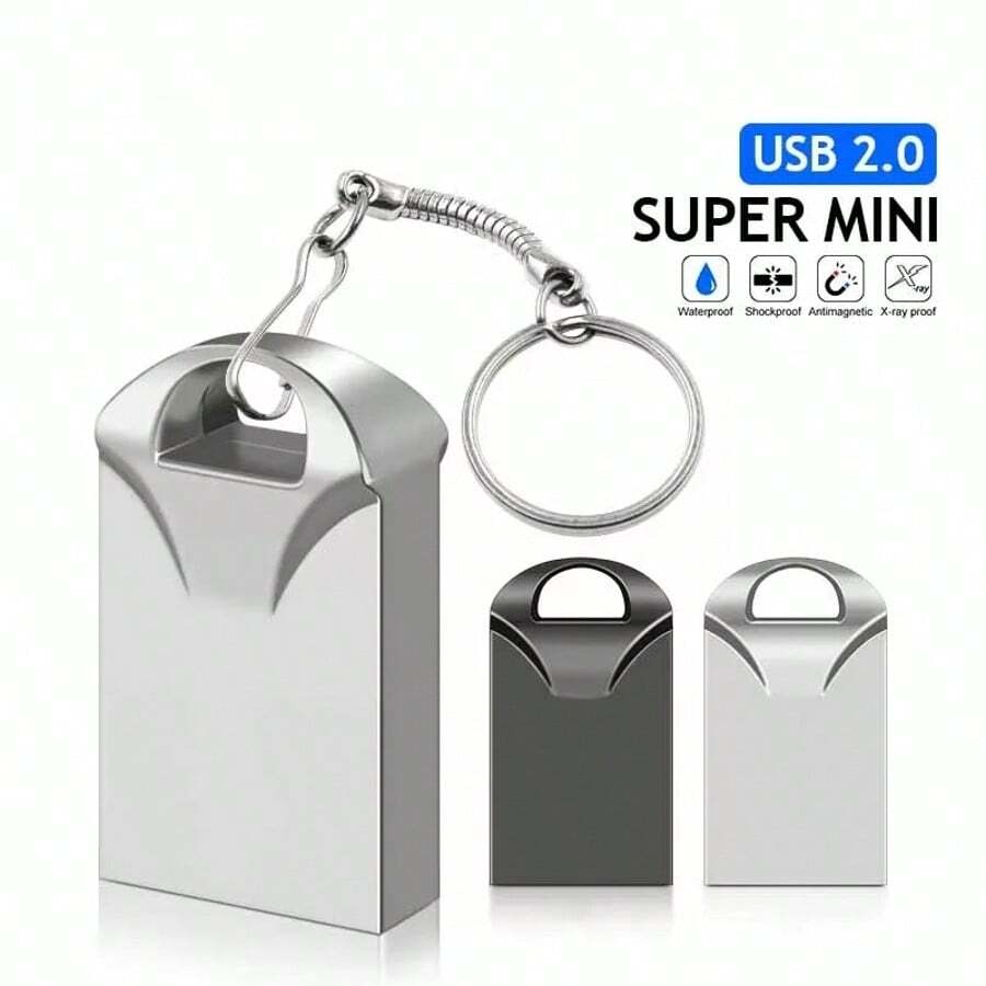 Unidad flash USB Biyetimi de metal súper mini de 128GB, memoria USB de alta velocidad de 128GB, unidad USB de 64GB, memoria USB 2.0