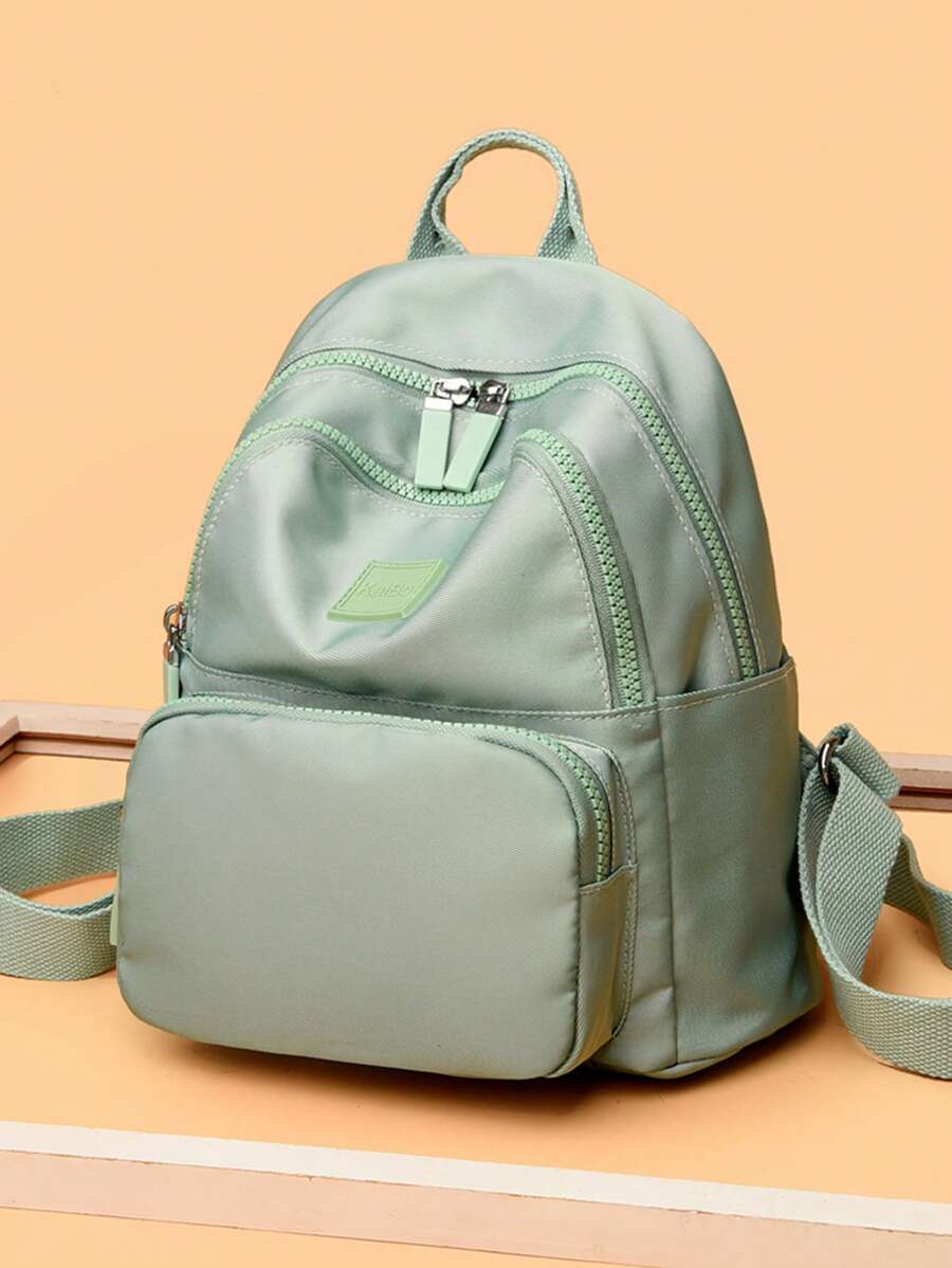 Mochila versátil de múltiples compartimentos, diseño multifuncional simple y práctico