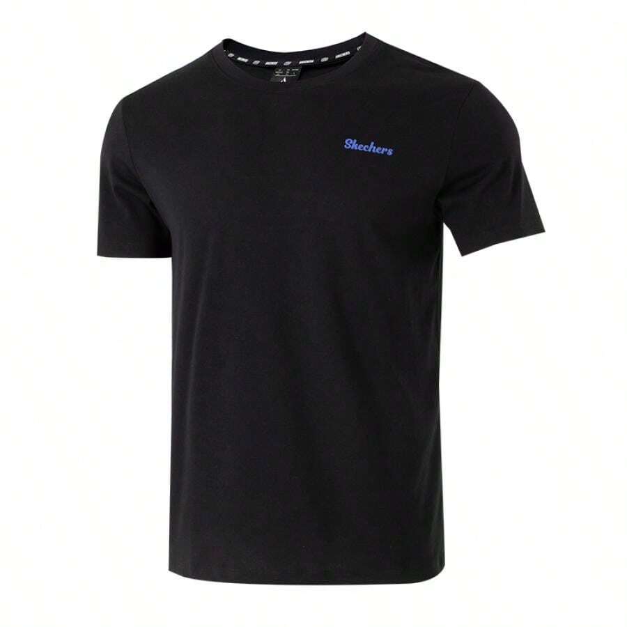 Skechers Round Neck Short Sleeve Knit T-Shirt, Unisex, FHL223U043-0018