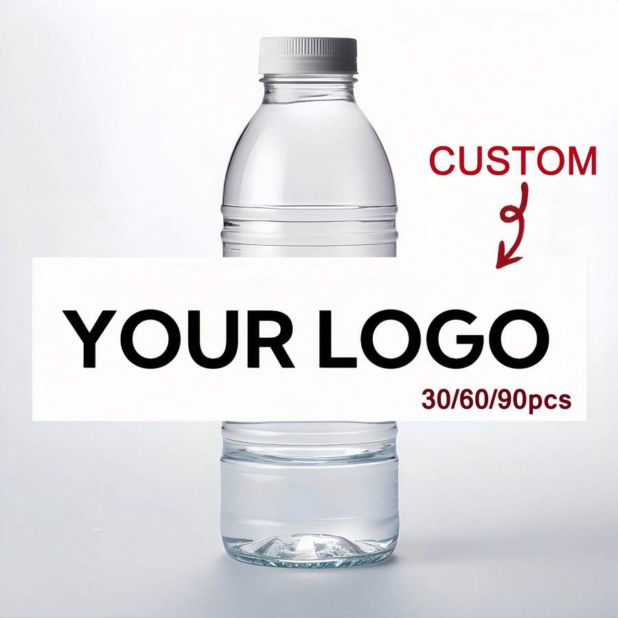 30/60/90/150 Stücke individuelle Wasserflaschenaufkleber/personalisierte Aufkleber/Hochzeitsaufkleber/dekorative Aufkleber – wasserfest, farbecht, selbstklebend, entfernbar – kann mit Logo/Foto/Bild/Design/Text/Name, Datum/Adresse/QR-Code individuell gestaltet werden – geeignet für Geschäft, Hochzeit, Feiertag, Geburtstag, Party, Veranstaltung, Jubiläum, Zeremonie für Erwachsene, Abschlussfeier, Taufe, Versammlung, Meeting, Wettbewerb, Werbeaktion und verschiedene Anlässe, Schulbedarf, Schulanfang