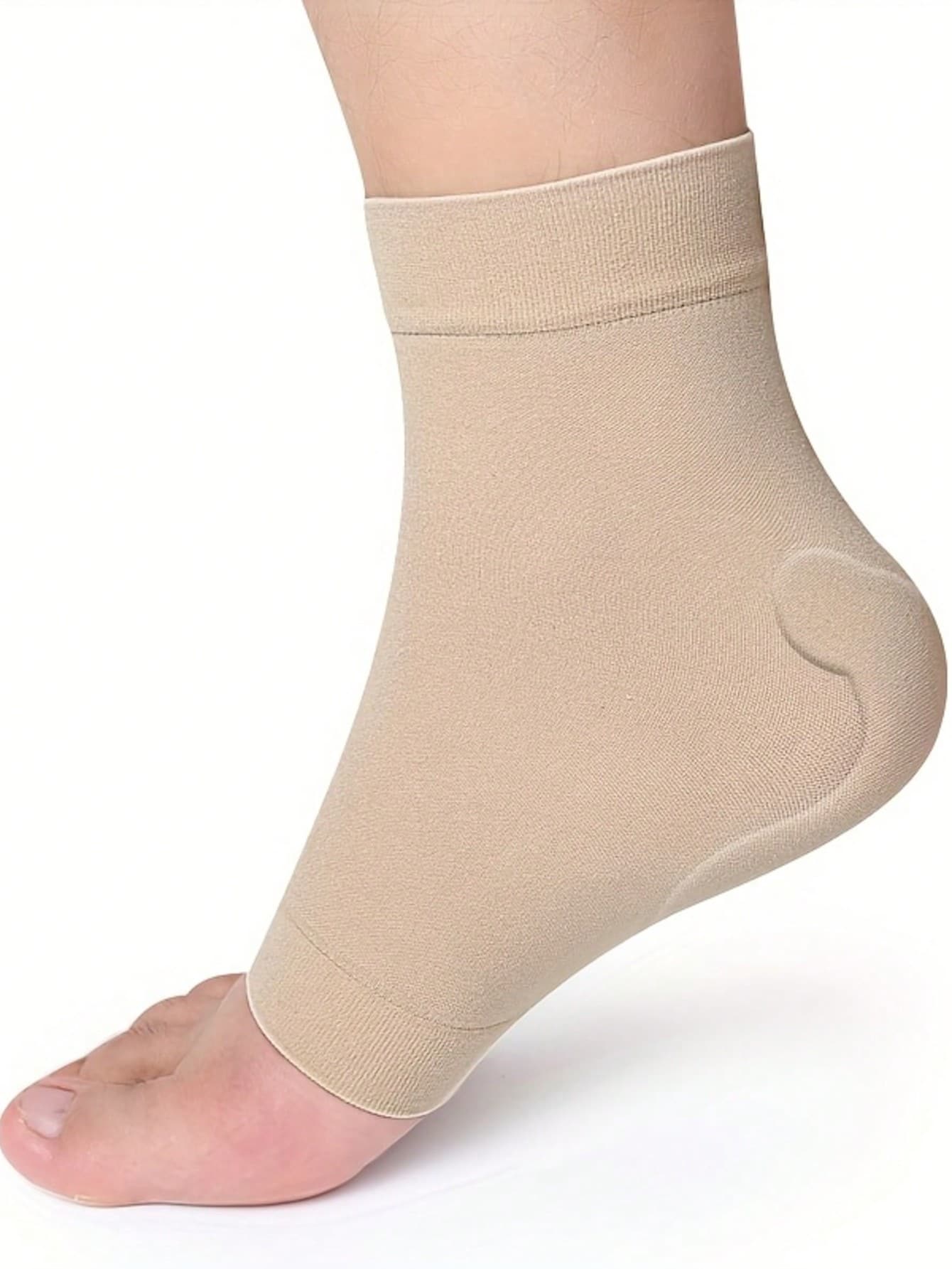 1 paio di calzini con compressione e imbottitura in gel, calzini alla caviglia antiscivolo con assorbimento degli urti e cuscinetto, calzini sportivi per uomo e donna, accessori da palestra