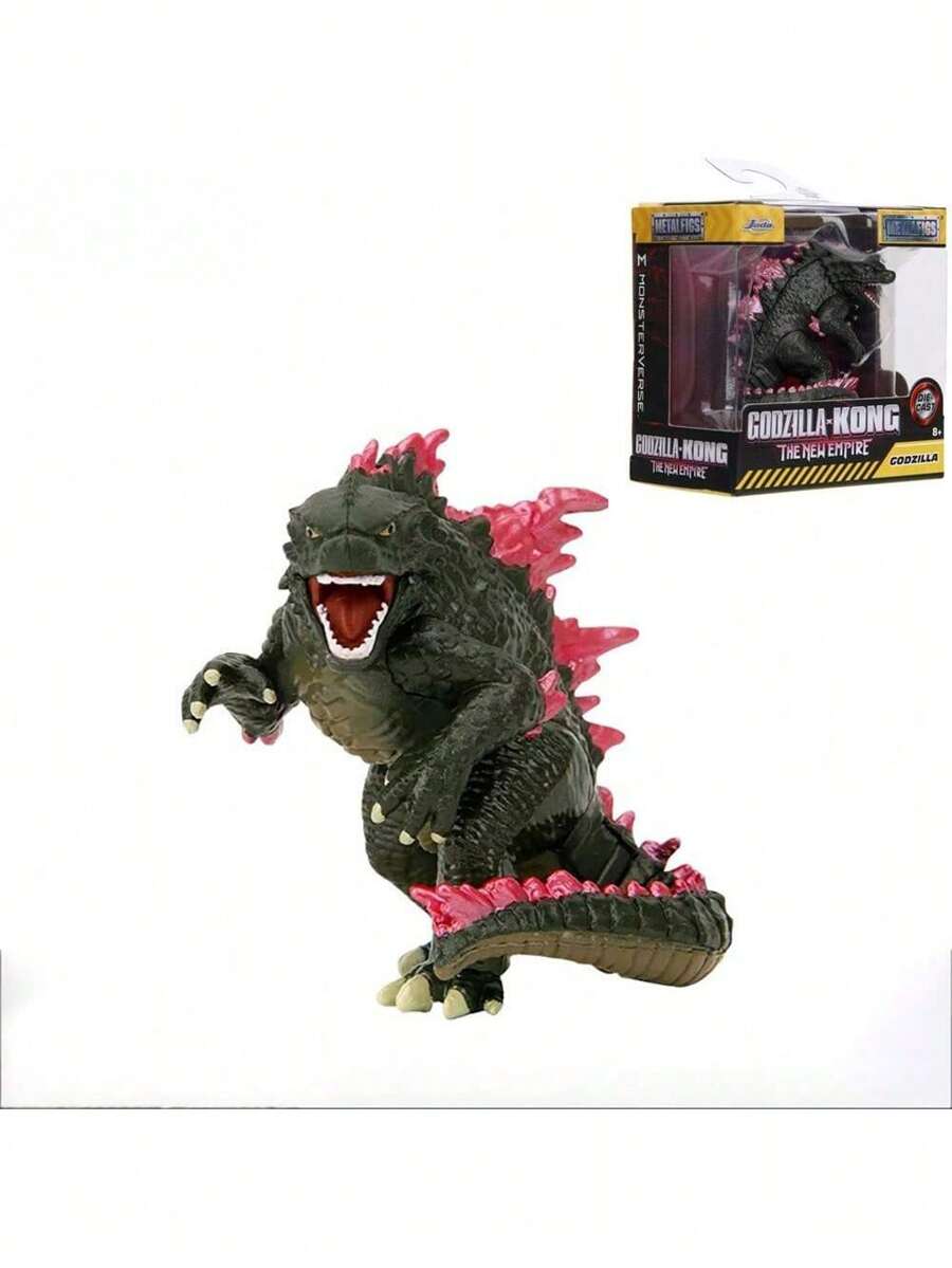 Burago Monster gegen Kong 2 Legierung Spielzeug Ornamente, König Kong Narbe König Schnee Dämon Figur, perfektes Weihnachts-/Geburtstagsgeschenk für Sammler, Schreibtisch Ornamente