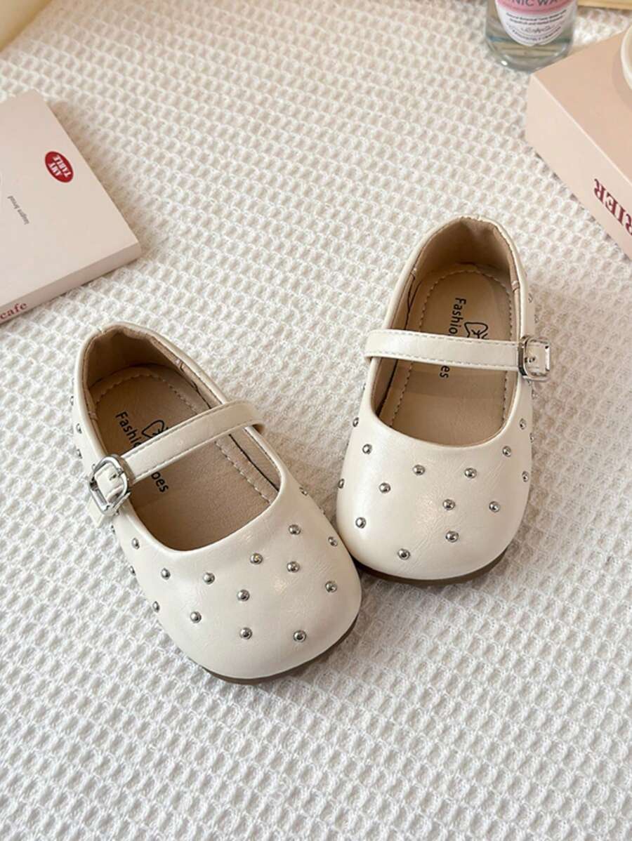 Scarpe da principessa stile coreano per ragazze, nuove scarpe per bambini primavera e autunno 2025, mocassini con suola morbida